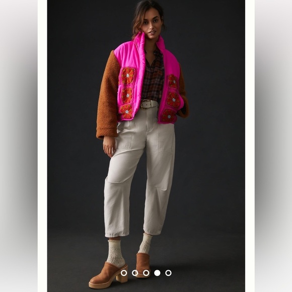 🌟HP🌟ANTHROPOLOGIE NWT Tach Nicoleta Crochet Jacket Size M. - Picture 6 of 11